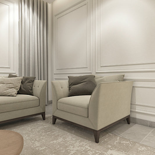 Oasis Velvet Armchair