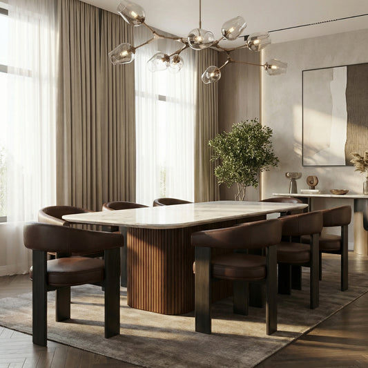 Amalfi Marble Top Dining Table