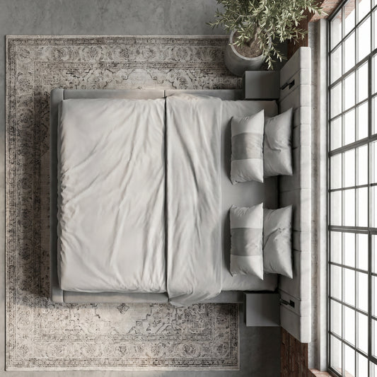 Soho Suite Bed with Nightstands and Reading Lights