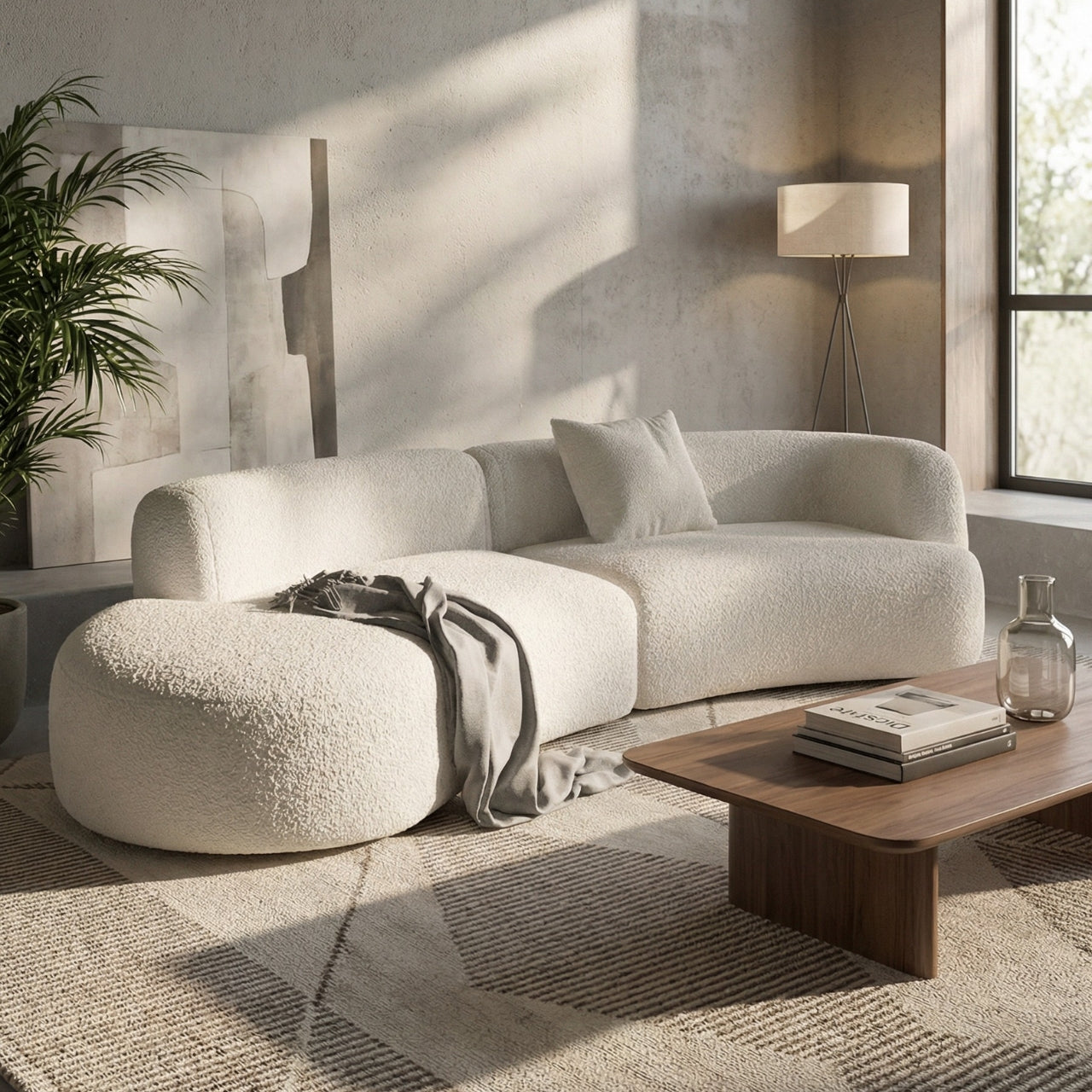 Luna Soft Curved Sofa