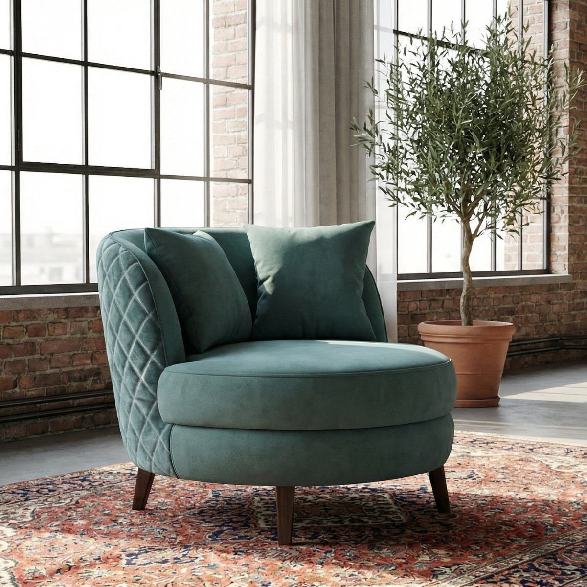 Marlène Aegean Jewel Armchair