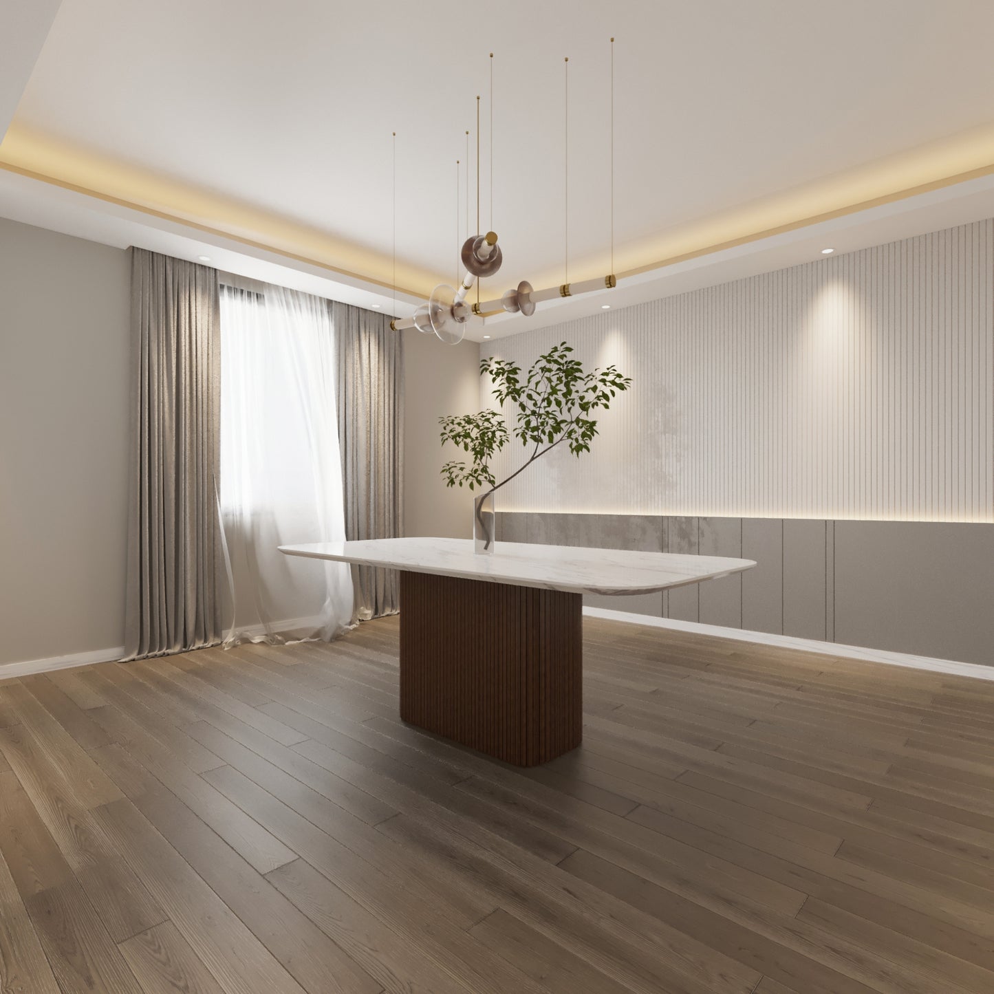 Amalfi Marble Top Dining Table