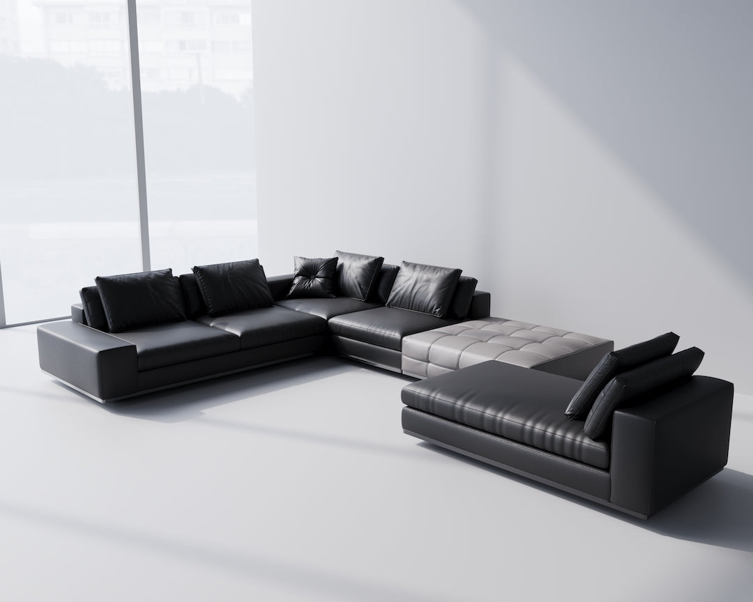 Kensington Premium Leatherette Modular Sofa