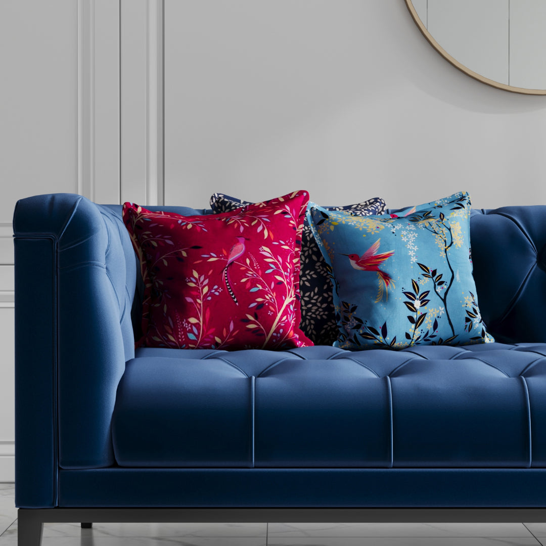 Tuxedo Tufted x Sara Miller Velvet Sofa