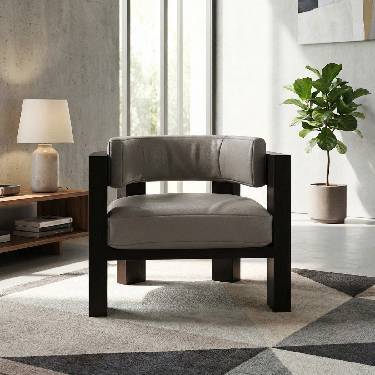 Saint-Germain Leather Armchair