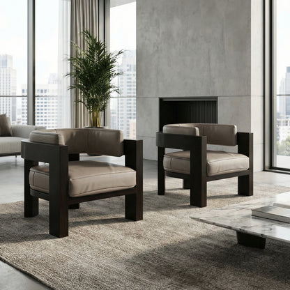 Saint-Germain Leather Armchair