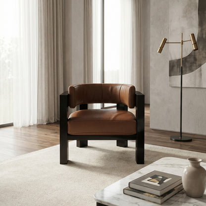 Saint-Germain Leather Armchair