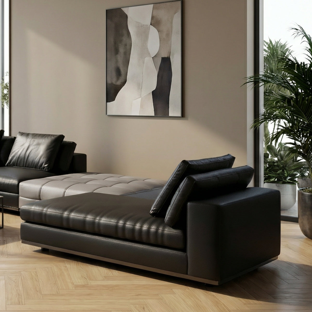 Kensington Premium Leatherette Modular Sofa