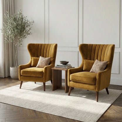 Ashbourne Midcentury Armchair in Provence Honey