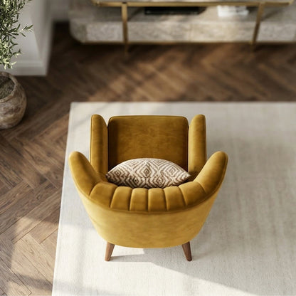 Ashbourne Midcentury Armchair in Provence Honey