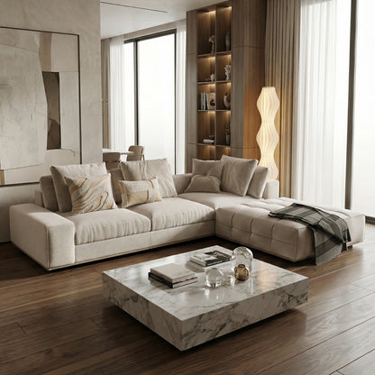 Siena Three-Seater Sofa with Ottoman