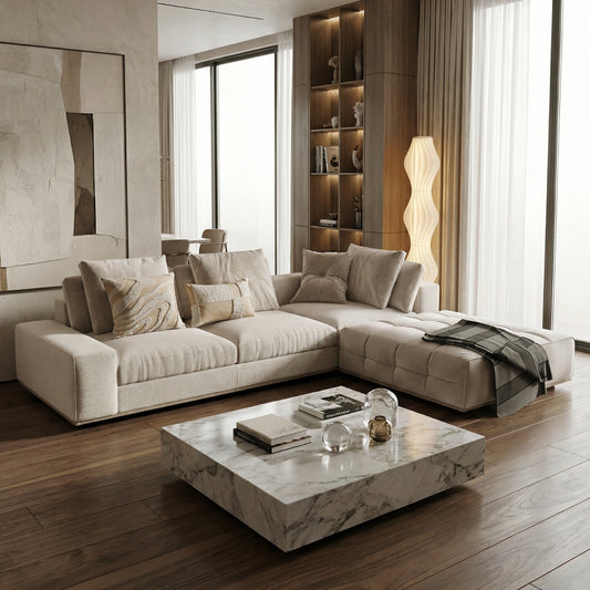 Siena Three-Seater Sofa with Ottoman