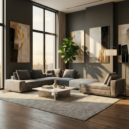 Kensington Soft Velvet Modular Sofa