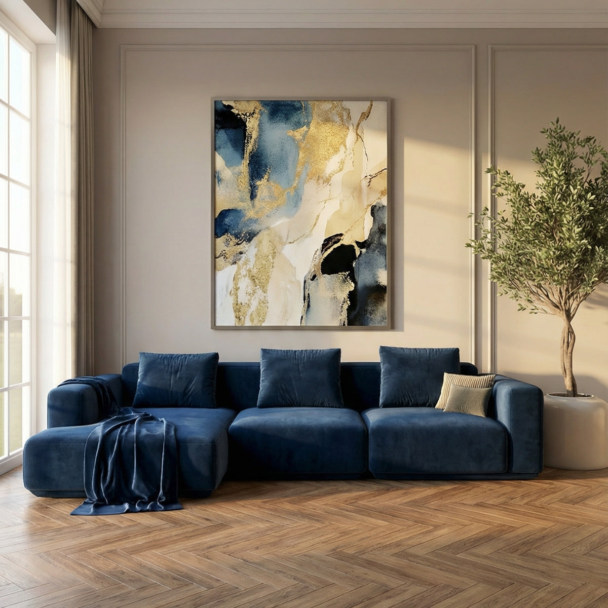 The Azure L-Shaped Corner Sofa