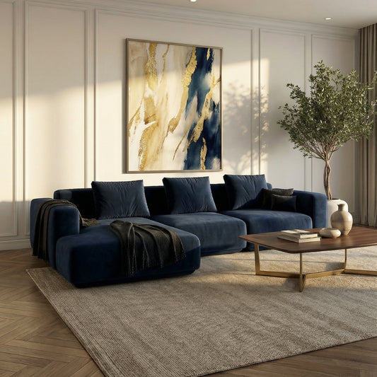 The Azure L-Shaped Corner Sofa