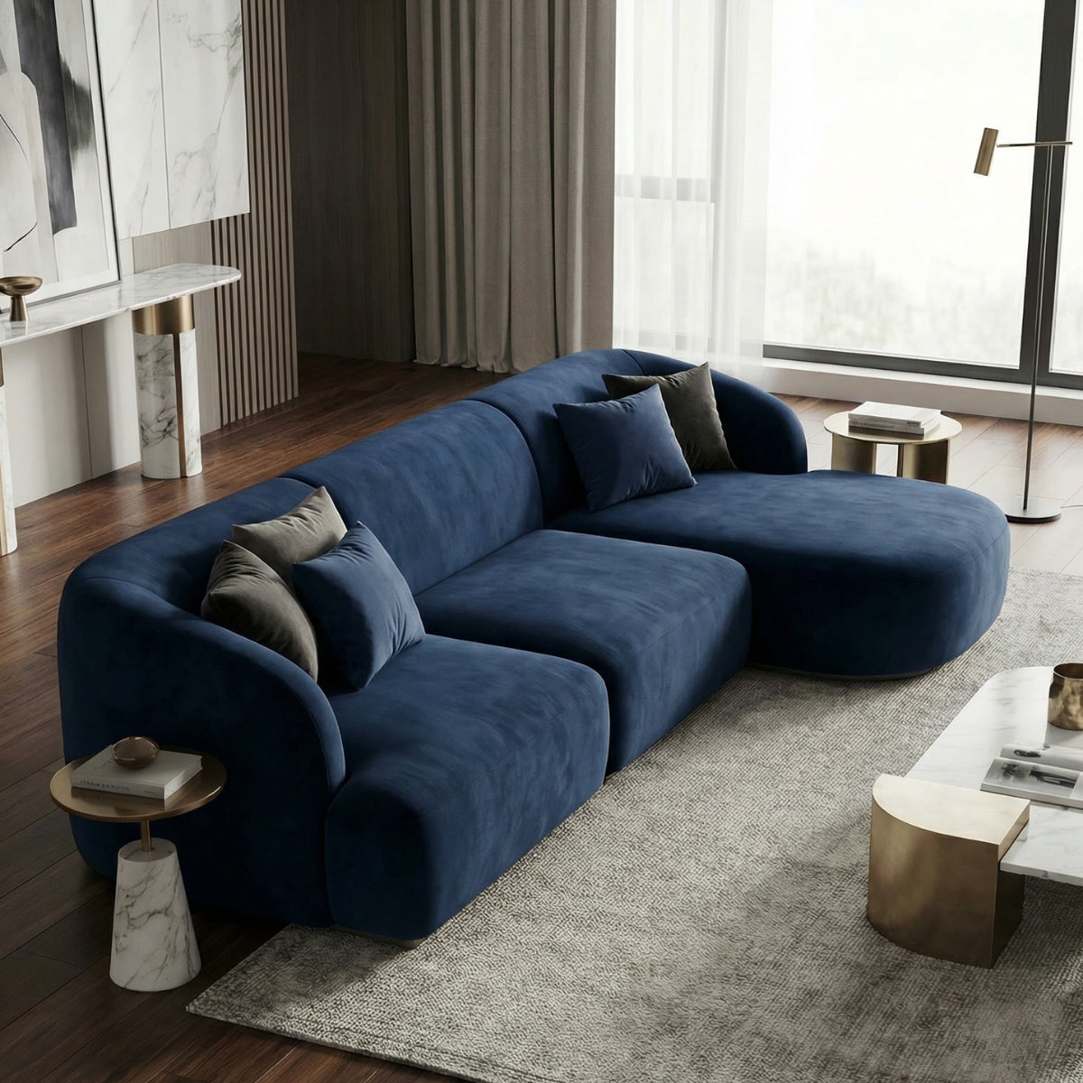 Palermo L-Shaped Corner Sofa
