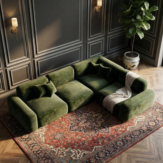 Lawrence Chenille Modular Sofa