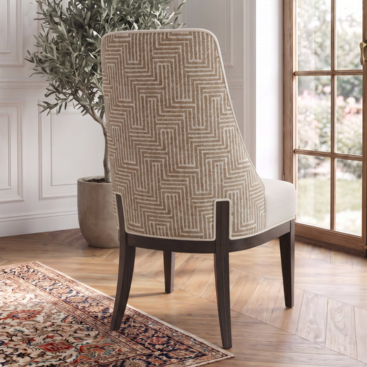 Vivienne Two Tone Dining Chair in Caramel Spell