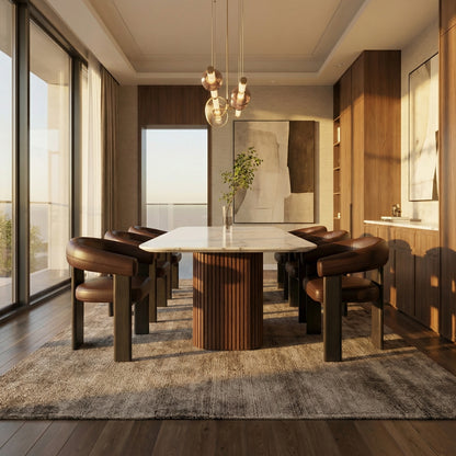 Amalfi Marble Top Dining Table