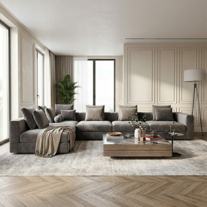Richmond Velvet Corner Sofa