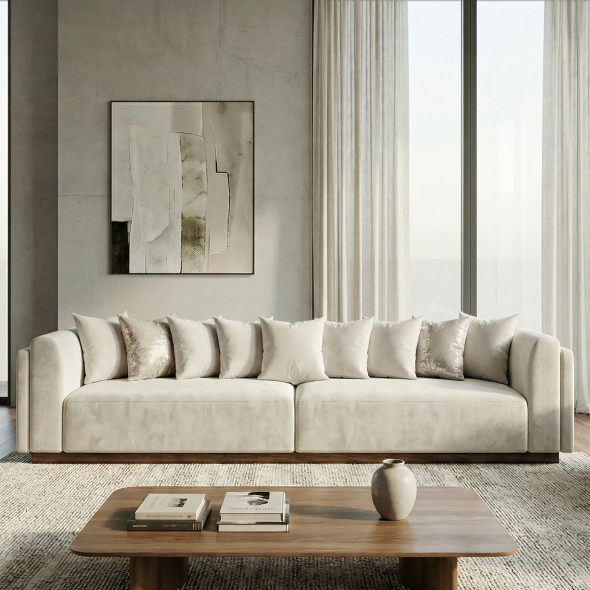 Imperia Velvet Sofa