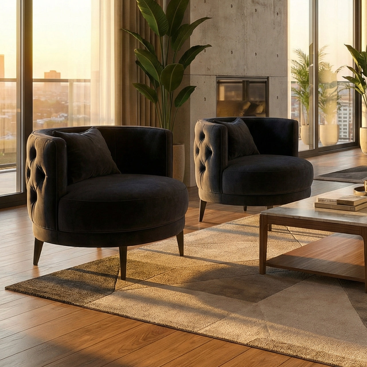 Belgravia Tufted Armchair