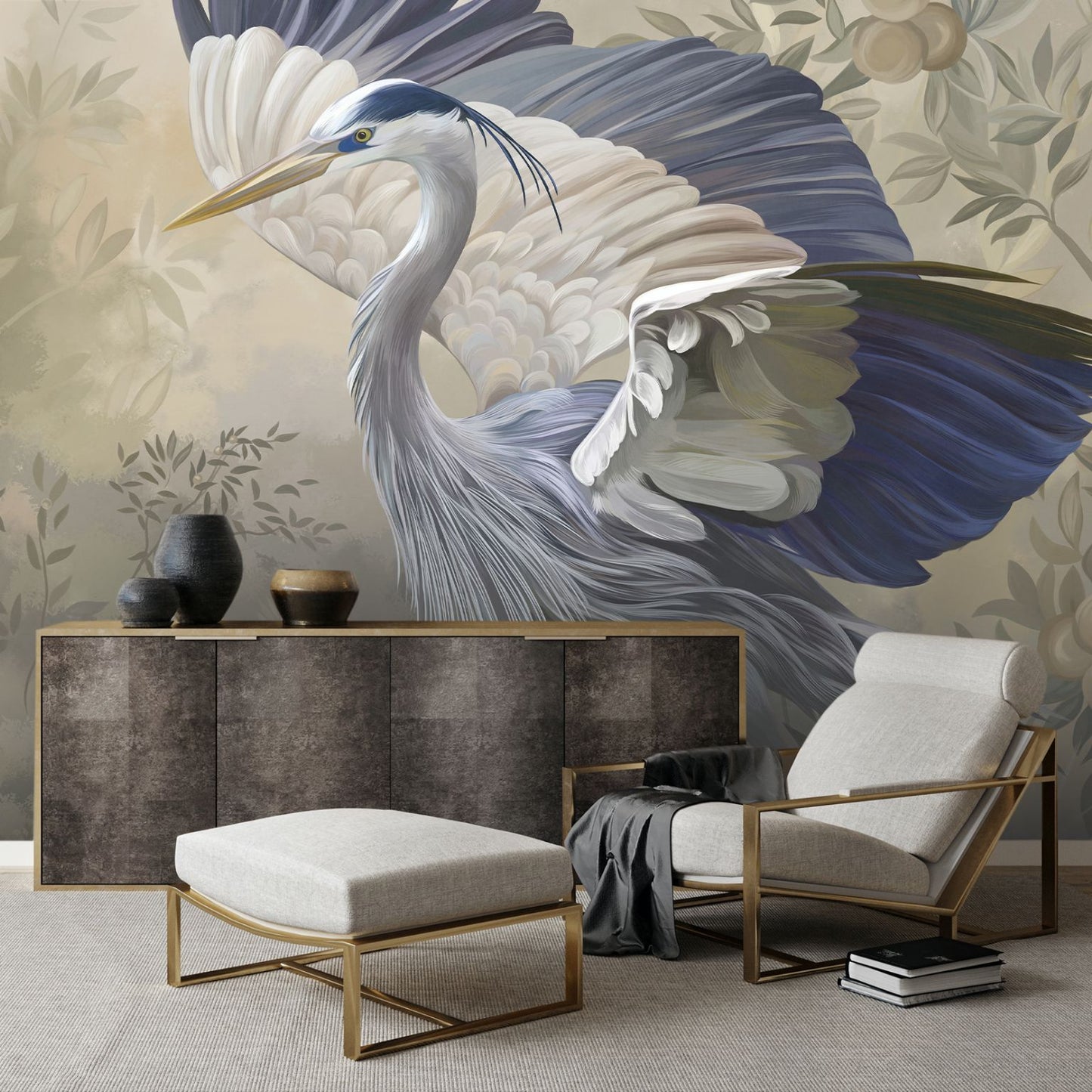 Birds of a Feather Luxury Wallpaper