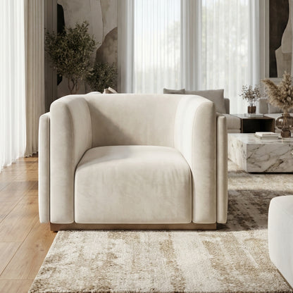 Imperia Velvet Armchair