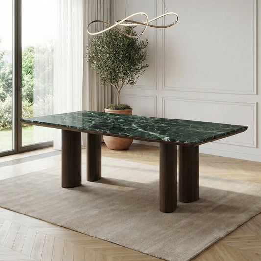 Pantheon Marble Top Dining Table