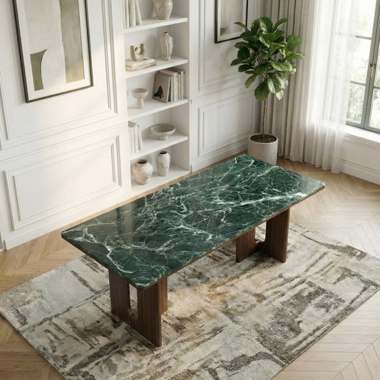 Highgrove Verdant Marble Top Dining Table