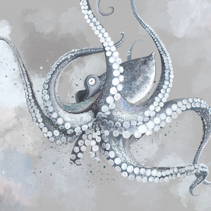In the Deep End Octopus Wallpaper