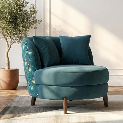 Marlène Armchair x Sara Miller Heron Velvet