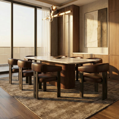 Amalfi Marble Top Dining Table