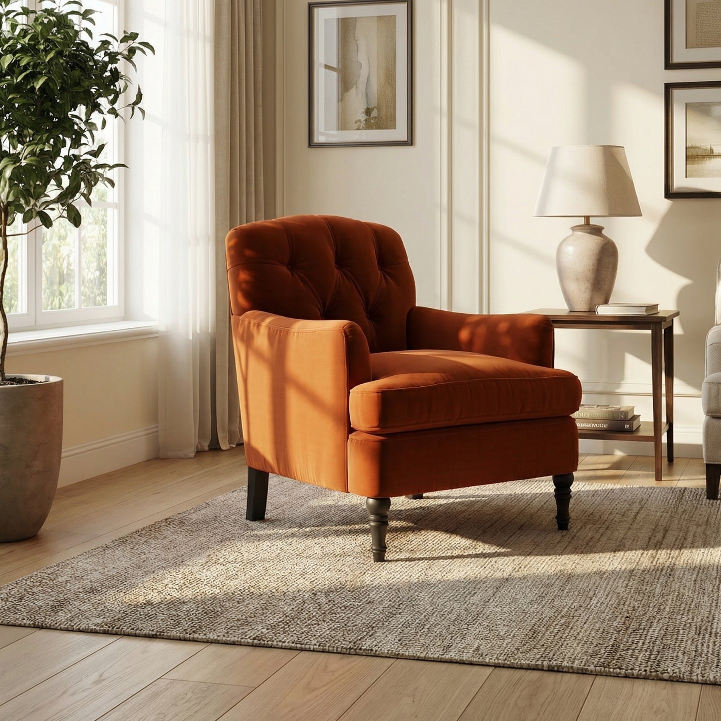 Chelsea Velvet Armchair