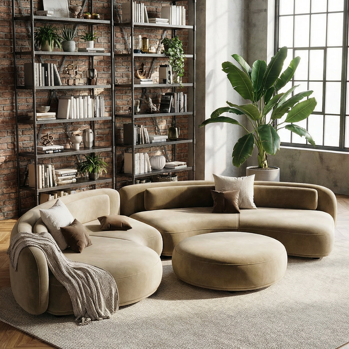 The Portofino Modular Sofa in Tuscan Taupe