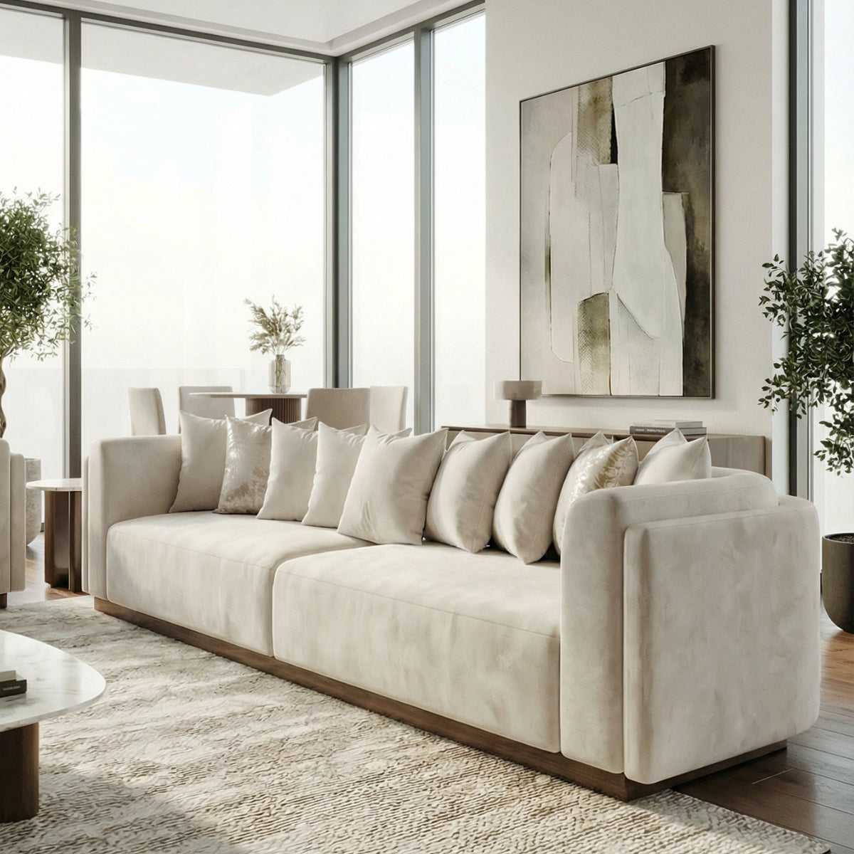 Imperia Velvet Sofa