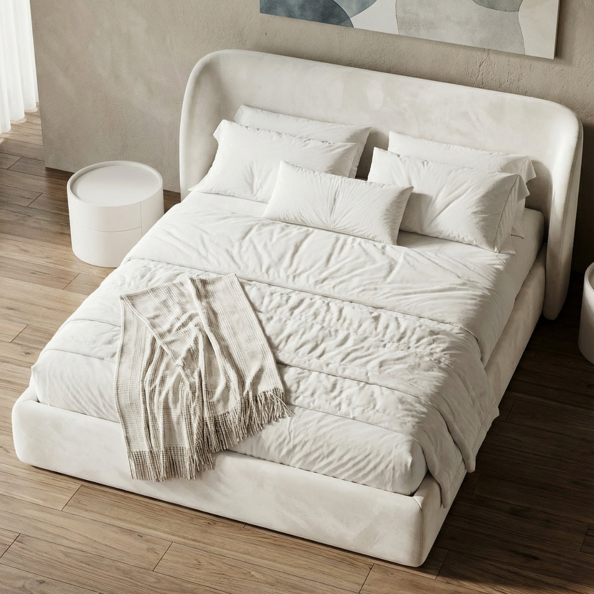 Claudia Velvet Bed