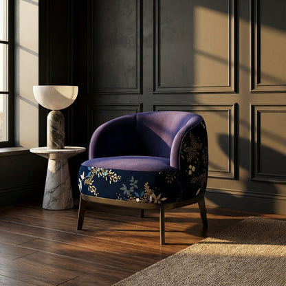 The Notting Hill Sara Miller Velvet Armchair