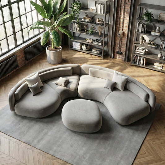 The Portofino Modular Sofa in Aegean Mist