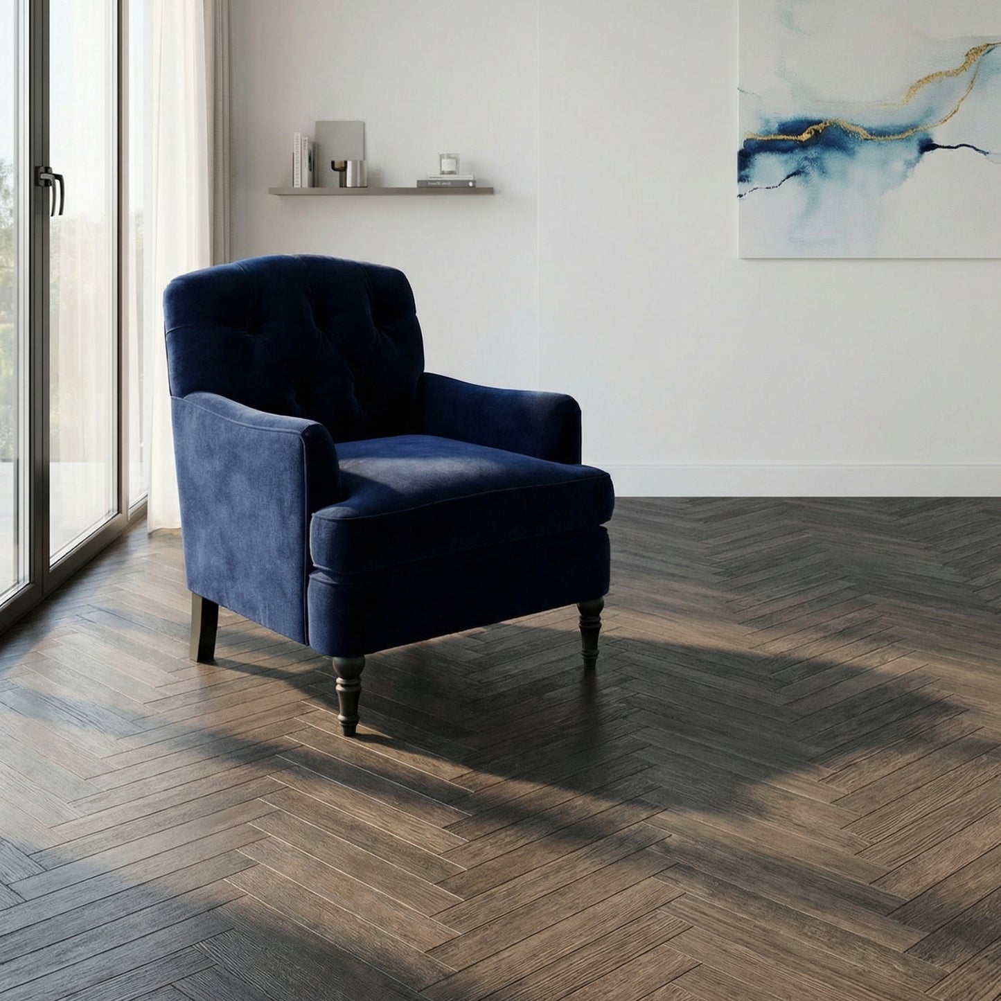 Chelsea Velvet Armchair