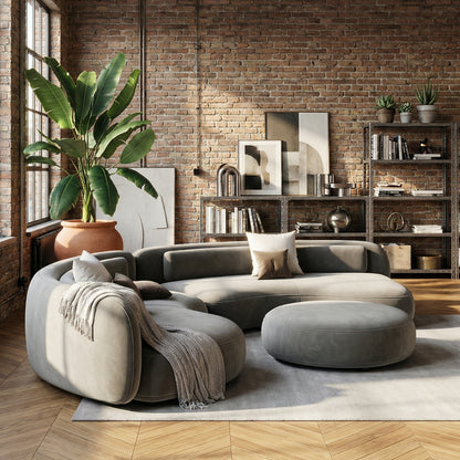 The Portofino Modular Sofa in Aegean Mist