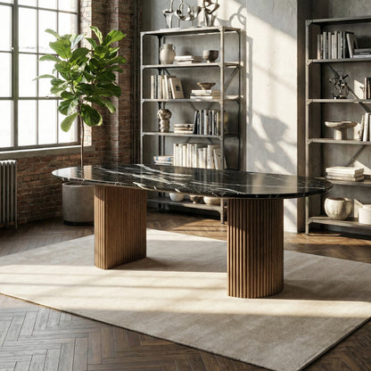 Selene Marble Top Dining Table