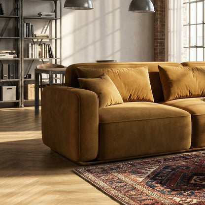 Somerset Three Seater Sofa in Autumn Sunset