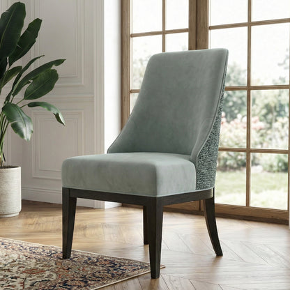 Vivienne Two Tone Dining Chair in Veridian Mist