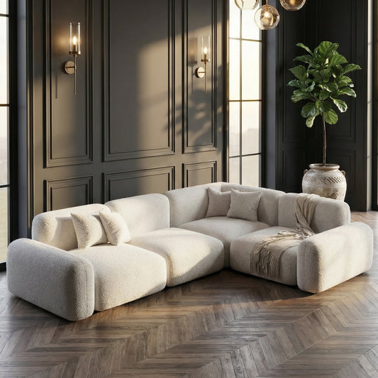 Lawrence Boucle Modular Sofa