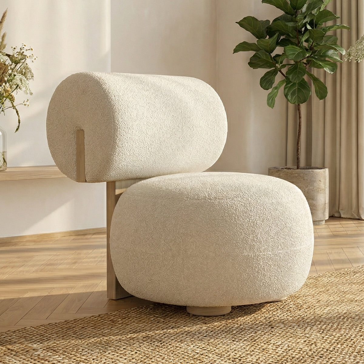 The Nara Armchair – Japandi Simplicity and Comfort