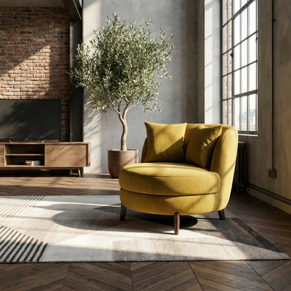 Marlène Armchair in Golden Age Amber