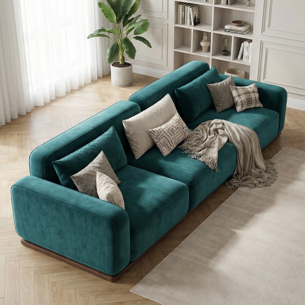 Somerset Three Seater Sofa in Highland Canopy
