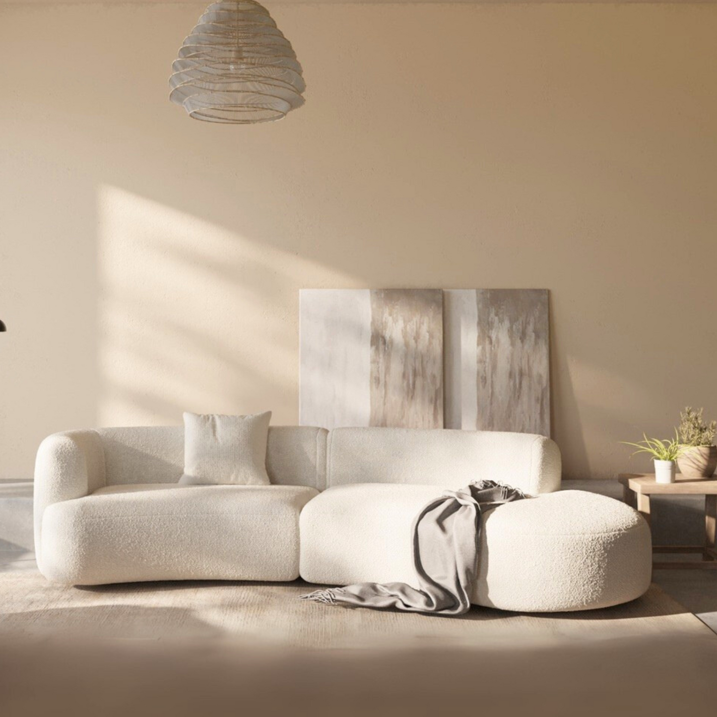 Luna Soft Curved Sofa