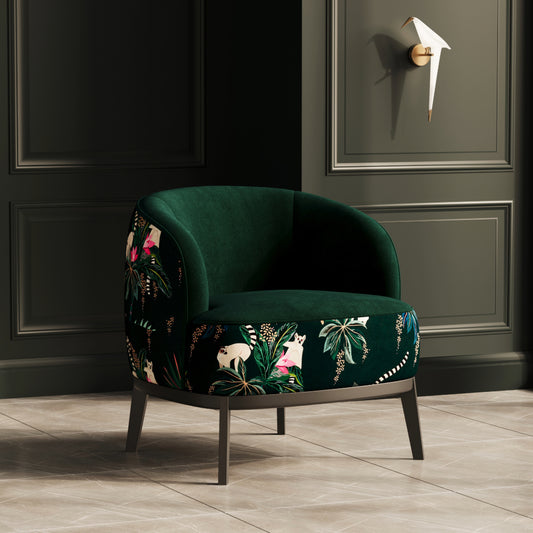 The Notting Hill Sara Miller Velvet Armchair